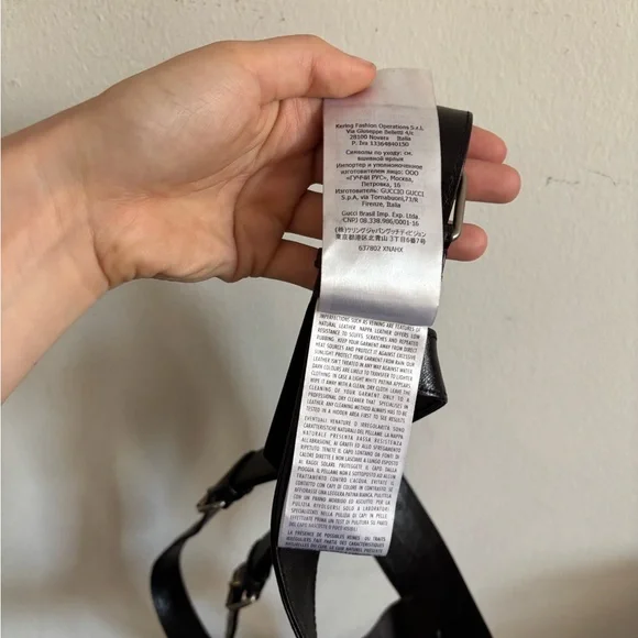 Gucci f/w 2020 leather harness belt. Iconic piece. One size. - Picture 8 of 8